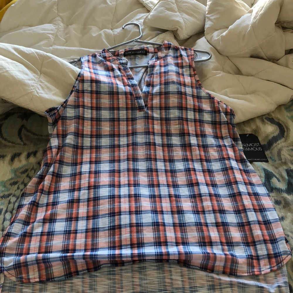 Cut off short sleeve shirt by Almost Famous